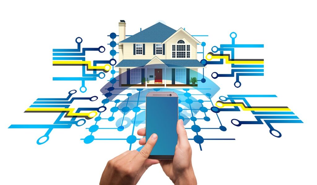picture of a house depicting being home alone
