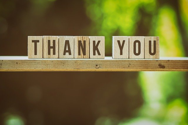 thank you sign