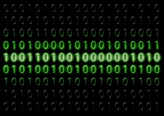 coding on a screen