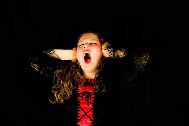 girl screaming to show child unable to manage emotions