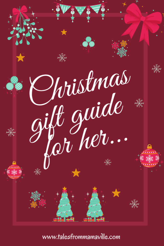 Christmas gift guide poster
