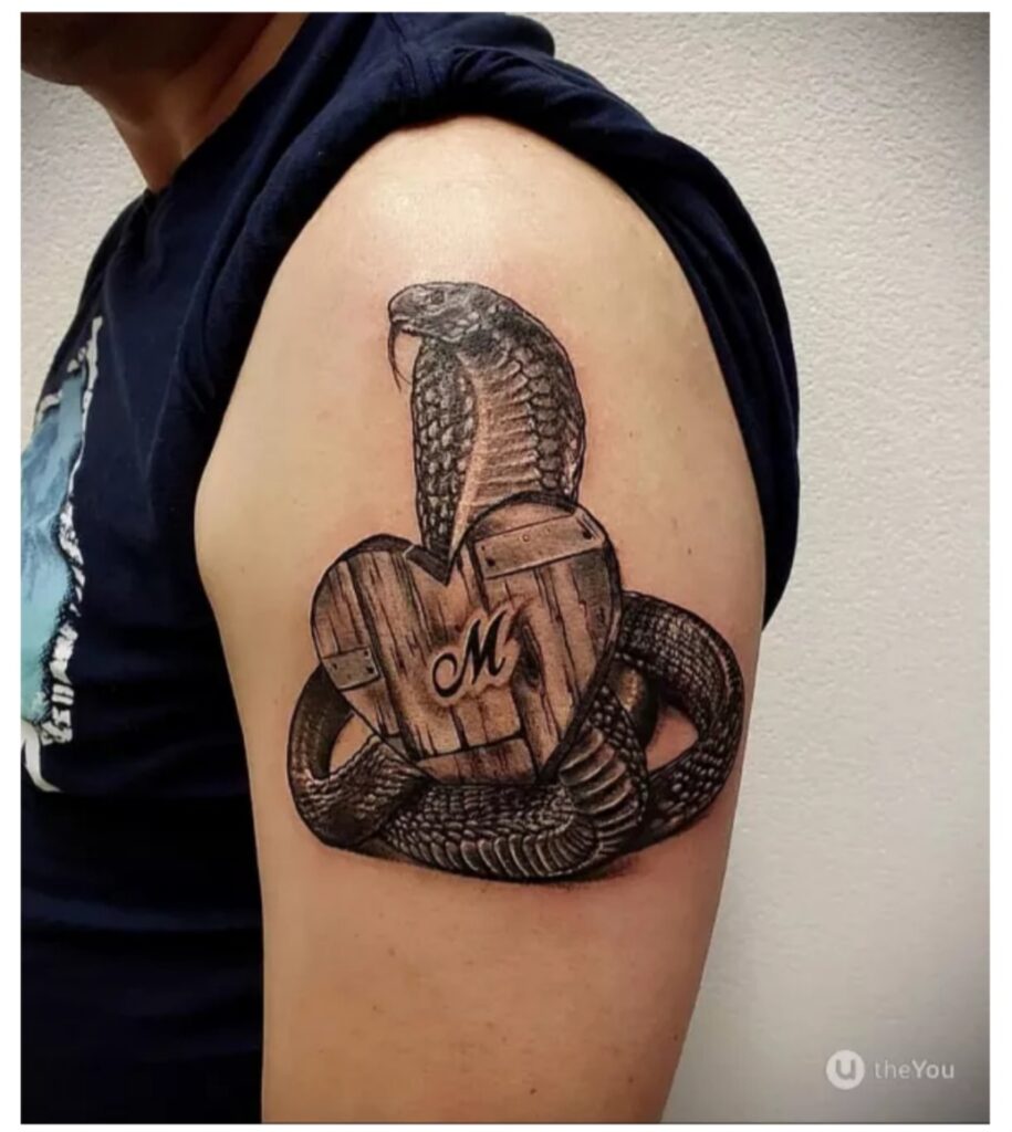 snake tattoo on arm