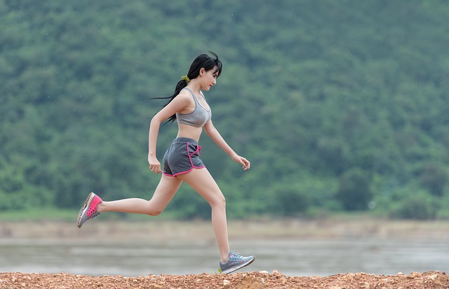 woman running for exercise