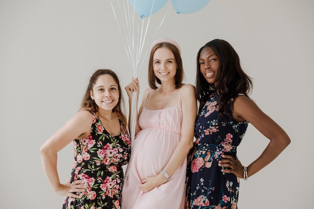 ladies at a baby shower