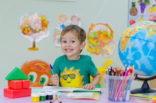 child at daycare