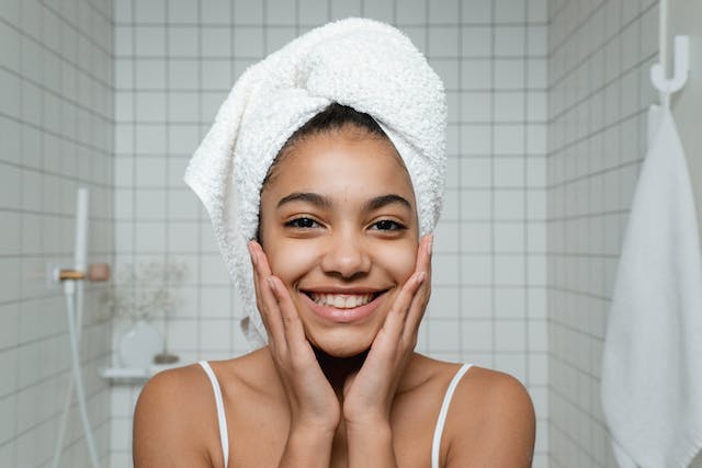 girl with healthy skin