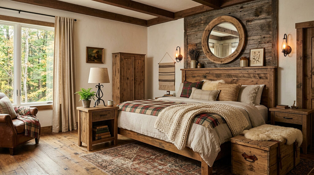 rustic bedroom decor